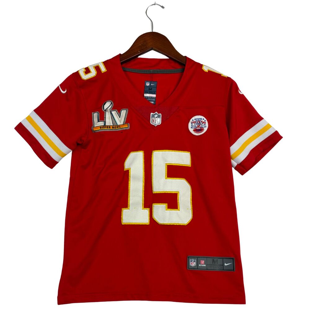 Nike Kansas City Chiefs Patrick Mahomes #15 Super Bowl LIV Jersey Youth M 10/12